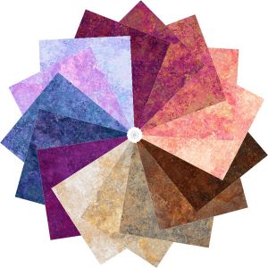 Stonehenge Gradations fabric: Harvest 10" Patchwork Palette | 