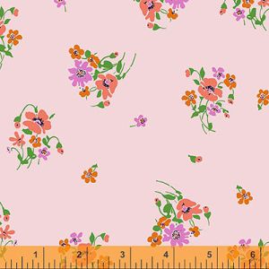 Posy Fabric: Posy Pale Pink (per 1/4 metre) | 