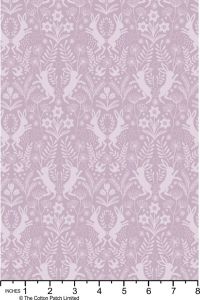 Spring Treats Fabric: Spring Hare Purple (per 1/4 metre) | 