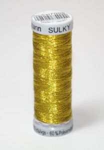 Gutermann Sulky Metallic Thread: Brass 7005 | 