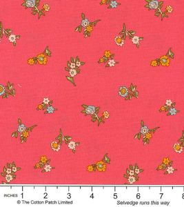 Liberty fabric: Little Vine, Deep Rose | 