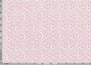 Free Spirit Designer Florals: Petite Fleur Rosewood (per 1/4 metre) | 