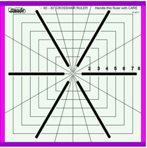 Westalee Ruler Crosshair Square 8.5' 6 Point | 