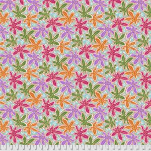 Philip Jacobs Fabric Lacy Leaf Pastel (per 1/4 metre) | 