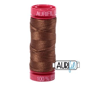 Aurifil 12 Cotton Thread 2372 Dark Antique Gold | 