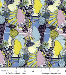 Liberty Carnaby Collection Fabric: Sunny Afternoon, Sky | 