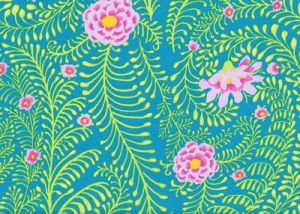 Kaffe Fassett Fabric Ferns Turquoise (per 1/4 metre) | 