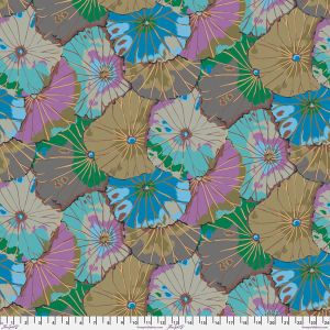 Kaffe Fassett Fabric Lotus Leaf Grey (per 1/4 metre) | 