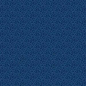 Zephyr fabric: Crescent Swirl Navy (per 1/4 metre) | 