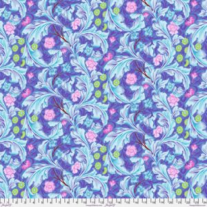 Kaffe Fassett x Morris & Co Fabric: Leicester Cobalt | 