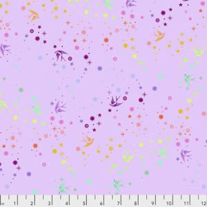 Tula Pink True Colours Fabric: Fairy Dust Lavender (per 1/4 metre) | 