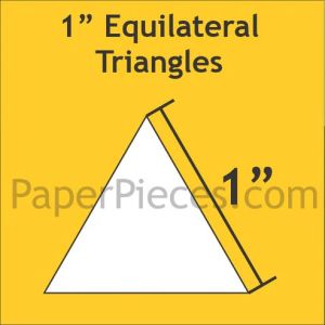 English Paper Piecing  Equilateral Triangle 1' 100 pieces | 