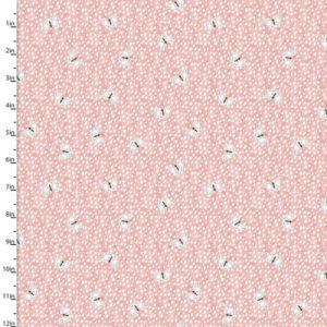 Baby in Bloom fabric: Fluttering Fawn Flannel | 