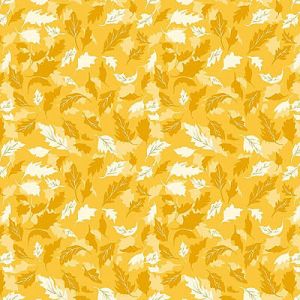 Summer's End Fabric: Leaves Sunset (per 1/4 metre) | 