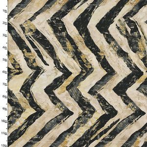 Global Luxe Fabric: Zebra Black (per 1/4 metre) | 