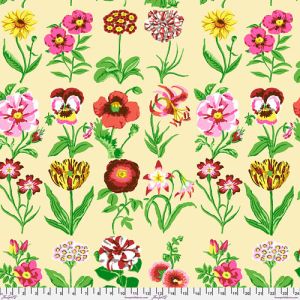 Kaffe Fassett Collective Flower Studies Fabric, Ecru | 