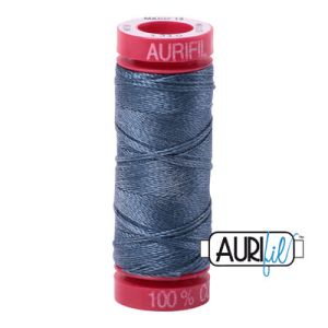 Aurifil 12 Cotton Thread 1310 Medium Blue Grey | 