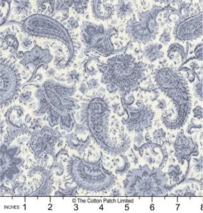 Radiance fabric, Floral & Paisley, Cream | 