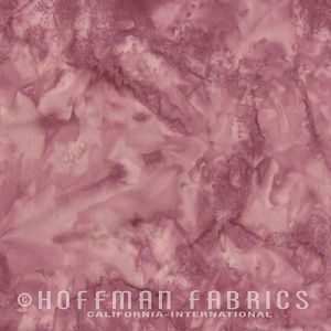 Hoffman Bali Batik Fabric: Watercolour Camellia (per 1/4 metre) | 