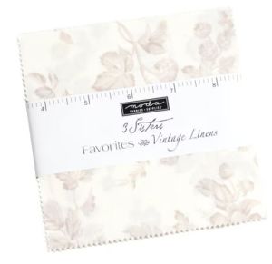 Vintage Linens 5" Charm Pack by 3 Sisters | 