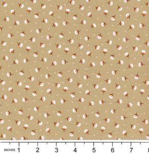 Country Coordinates fabric: Buds Taupe (per 1/4 metre) | 