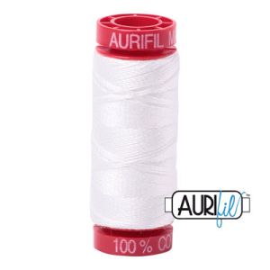 Aurifil 12 Cotton Thread 2021 Natural White | 