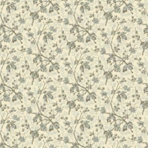 Cocoa Blue fabric: Wild Rose Parchment (per 1/4 metre) | 