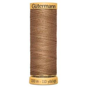 Gutermann Natural Cotton 50 Weight Thread 100m 1535 Chamois | 