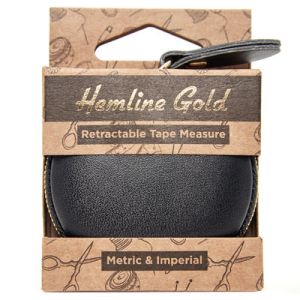 Hemline Gold Tape Measure Retractable | 