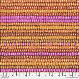 Kaffe Fassett Fabric Bead Stripe Earth (per 1/4 metre) | 