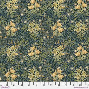 Emery Walker's House Fabric: Bower Navy | 