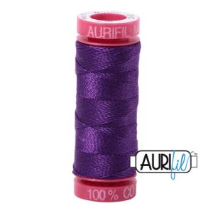 Aurifil 12 Cotton Thread 2545 Medium Purple | 