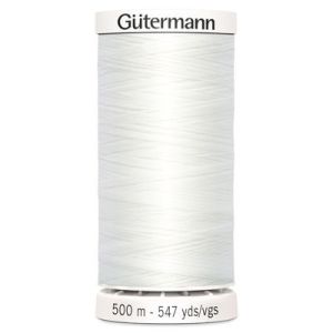 Gutermann SewAll Thread 800 White 500m | 