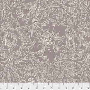 William Morris Standen in Plum: Poppy Lavender (per 1/4 metre) | 