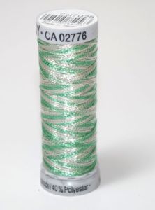 Gutermann Sulky Metallic Thread: Silver/Icy Blue 7025 | 