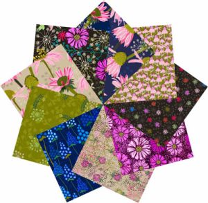 Flowers on My Mind Fabric: Fat Quarter Bundle | 