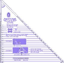 Large Diagonal Set Triangle Ruler | 