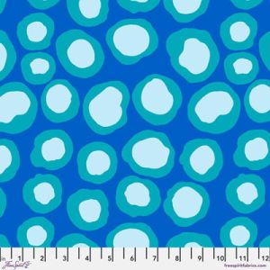 Kaffe Fassett Collective Fabric Fish Lips Blue (per 1/4 metre) | 