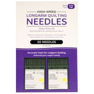 GrozBeckert Needles: Pack of 2 x 10 Size 12/80 Sharp Point | 