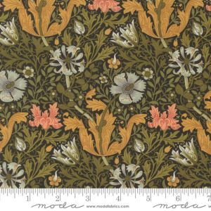 Morris Manor fabric: Compton, Ebony | 