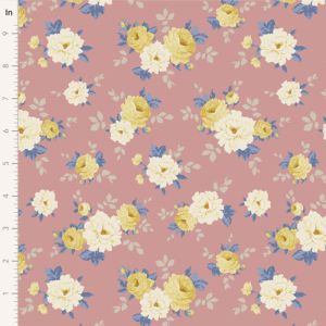 Tilda Sunday Brunch fabric: Pernille, Pink | 