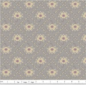 Wildflower Cottage fabric: Lilac Lattice | 