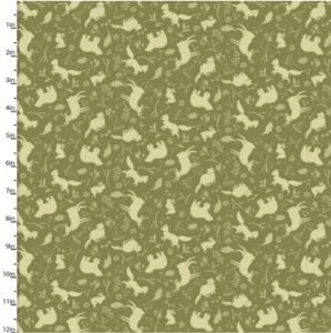 Cozy Forest Fabric: Camo Outline (per 1/4 metre) | 