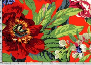 Philip Jacobs Fabric Voluptuous Red (per 1/4 metre) | 