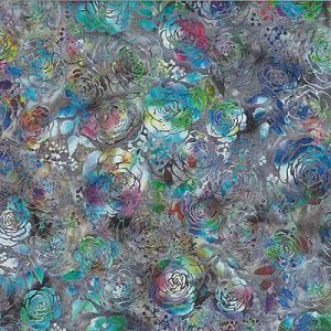 Hoffman Bali Handpaints: Roses Light Bright (per 1/4 metre) | 