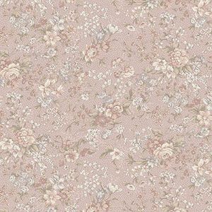 Nature's Harmony Fabric: Scattered Flowers Pastel Pink (per 1/4 metre) | 