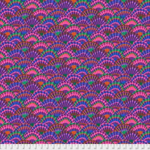 Kaffe Fassett Fabric Paper Fans Purple (per 1/4 metre) | 