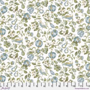 Sanderson Southwold Blue Fabric: Pear and Pomegranate | 