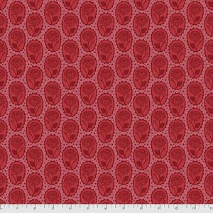 Love Always AM fabric: Locket Coral (per 1/4 metre) | 