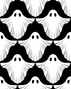 Halloween fabrics: Scaredy Cat, Ghosts | 